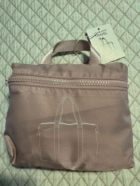 Primark Travel Foldable Tote Bag - Light Pink-NWT